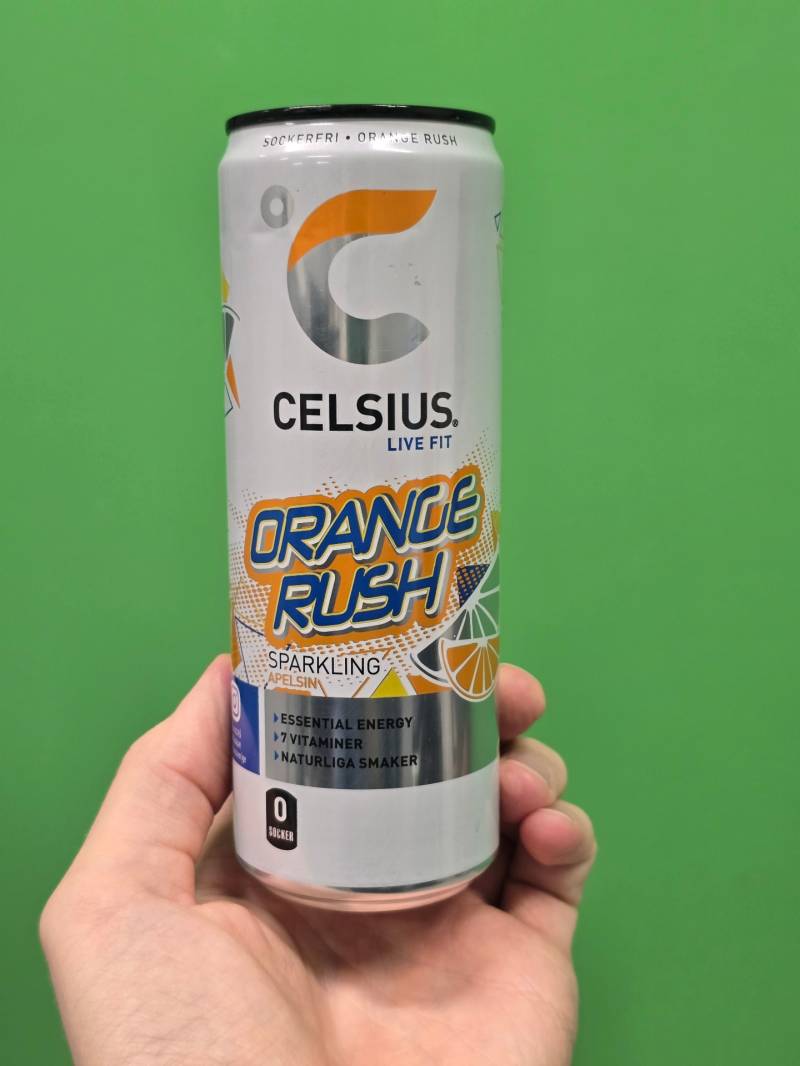 Celsius Orange Rush
